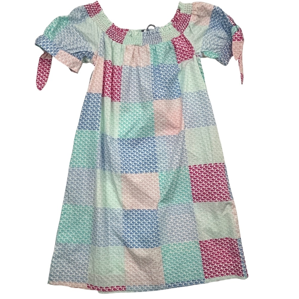 Vineyard Vines x Target‎ Women's Patchwork Whale Bardot Dress Size XS NWT